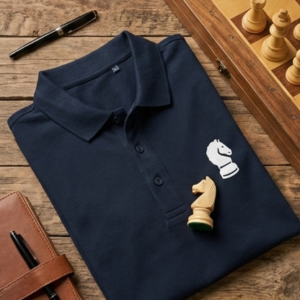 Polo Signature "Le Cavalier" – Coton Bio (Précommande)